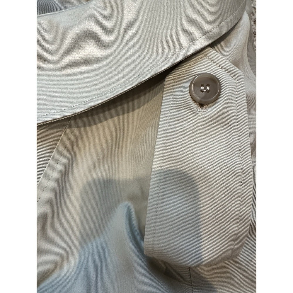 New Stafford Men's Tan Trench Coat 44 Regular - Picture 12 of 15